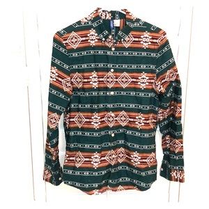 H&M long sleeve Aztec shirt